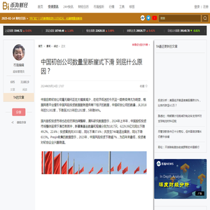 中国初创公司数量呈断崖式下滑 到底什么原因？_综述_全球资讯